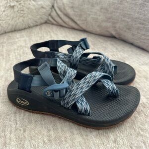 Chaco Z2 Yampa Sandals Blue & Black Toe Strap Women's 6